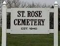 St. Rose Cemetery, Loogootee, IN